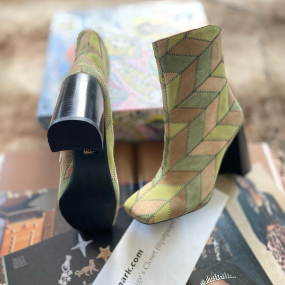 Free People X Jeffrey Campbell Mixed Messages Heel Boots - Picture 11 of 11